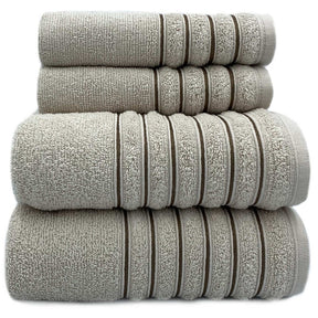 Kit 4 Toalhas (02 Banho e 02 Rosto) - Jogo de Toalhas 100% Algodão Grande 72cm x 130cm 460g