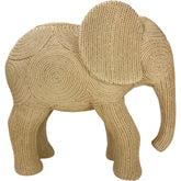 Estatueta Elefante - Estilo Rattan -  Tendência