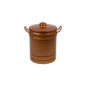 Lixeira Rose Gold: Elegância Artesanal | Alma & Casa