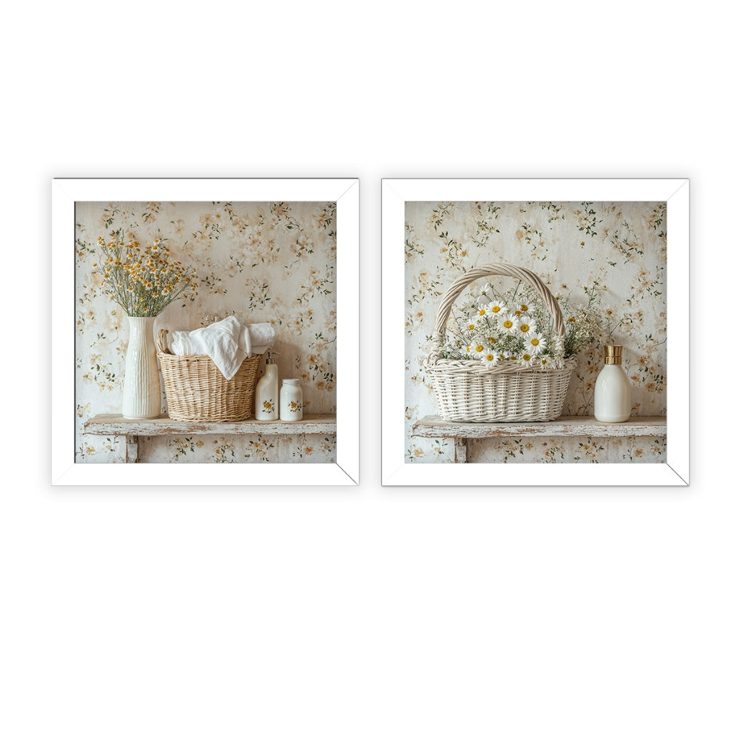 Quadros Decorativos Margaridas 2 Peças | Alma & Casa