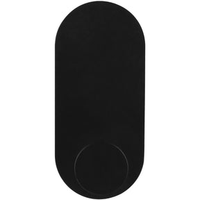 Suporte Gancho Cabide Banheiro Adesivo 3m Aço Inox 304 Preto