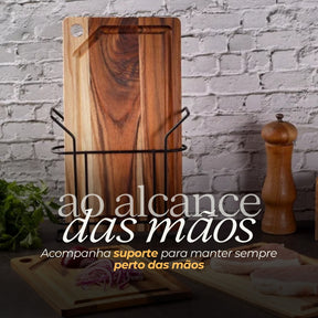 Tábuas de Corte com Suporte Elegante 3 pcs | Alma & Casa