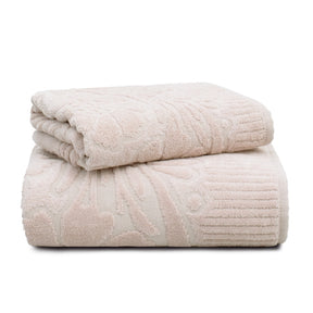Jogo/Kit 2 Toalhas 1 Banho + 1 Rosto Velvet Flower Aveludada Super Macia 100% Algodão Alta Absorção