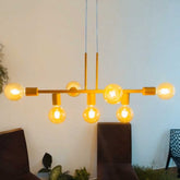 Pendente Rubis 7 Lâmpadas - Atmosfera Elegante | Alma & Casa