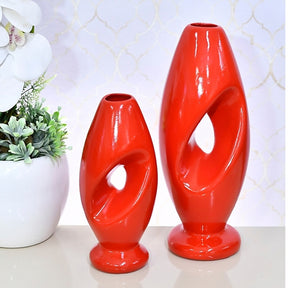 Dupla de Vasos em Cerâmica – Design Moderno | Alma & Casa