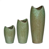 Trio de Vasos de Cerâmica em Tons Elegantes | Alma & Casa