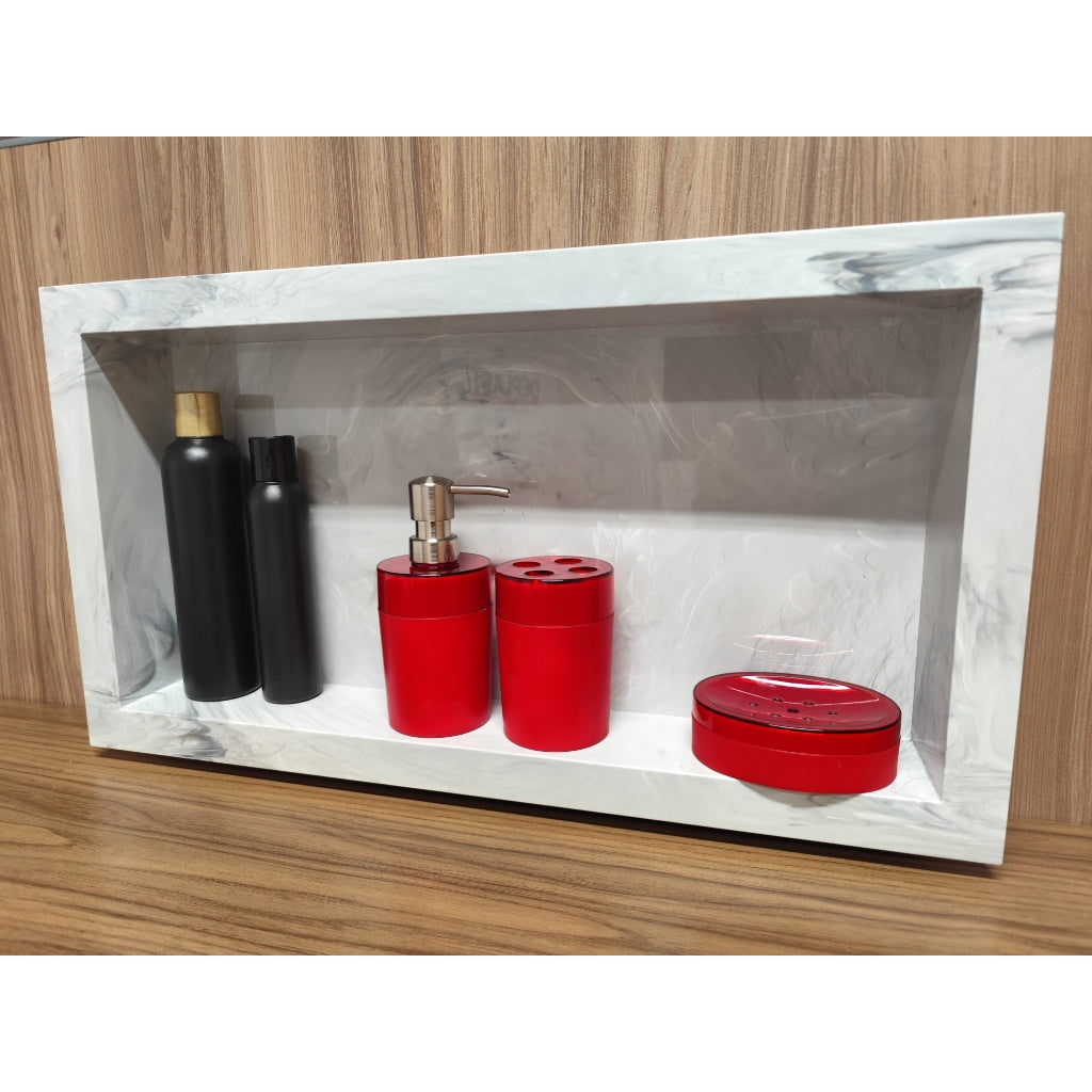Nicho de parede para embutir Shampoo/banheiro/cozinha 30x60cm Multiuso