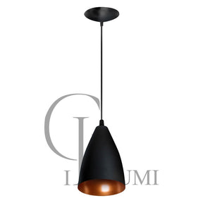 Kit 6 Pendentes Vegas Preto e Bronze | Alma & Casa