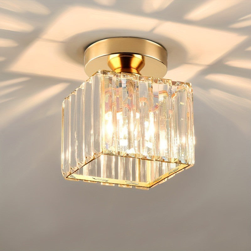 Luminária de Cristal Moderna para Corredor e Sala | Alma & Casa