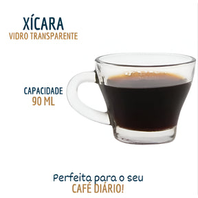 12 Xícaras de Vidro e Pires de Madeira: Charme Natural | Alma & Casa