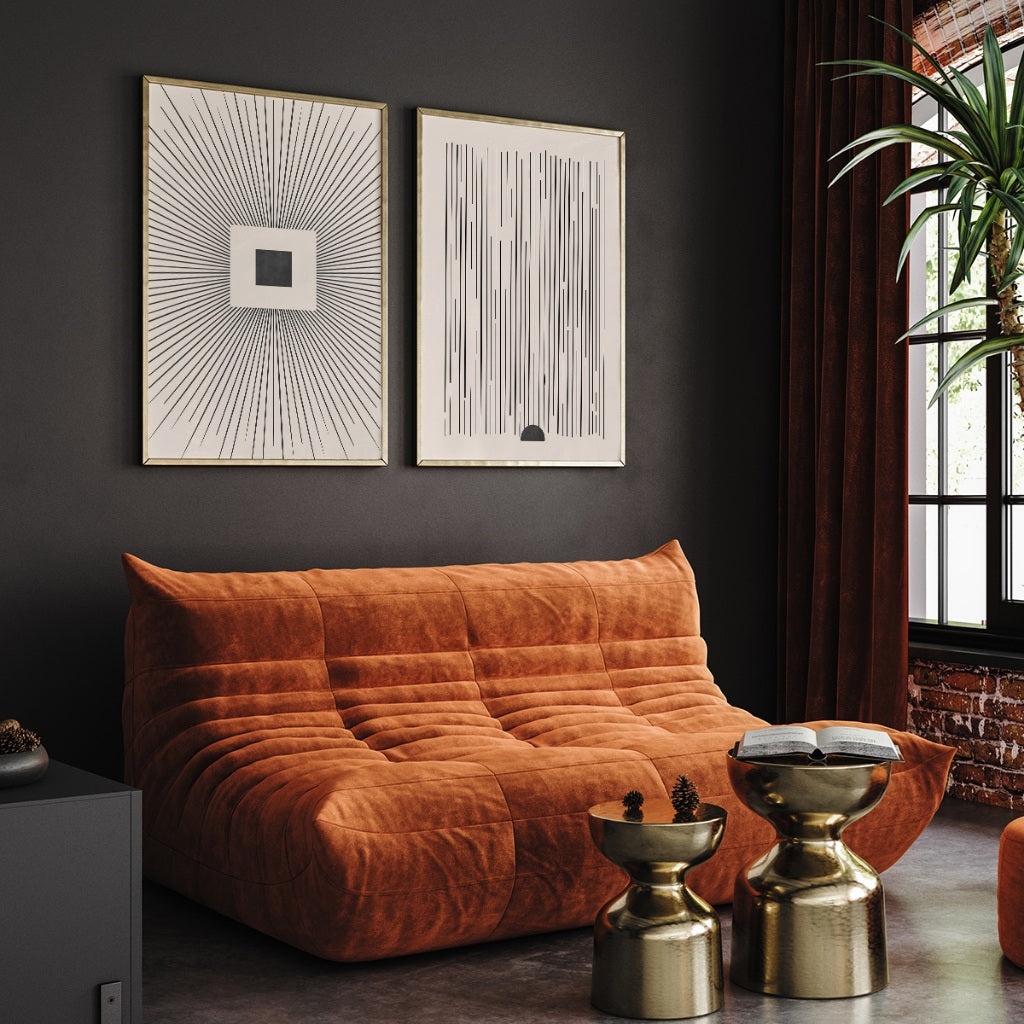 Quadros A2 – Elegância em Preto e Branco - Arte Contemporânea | Alma & casa.
