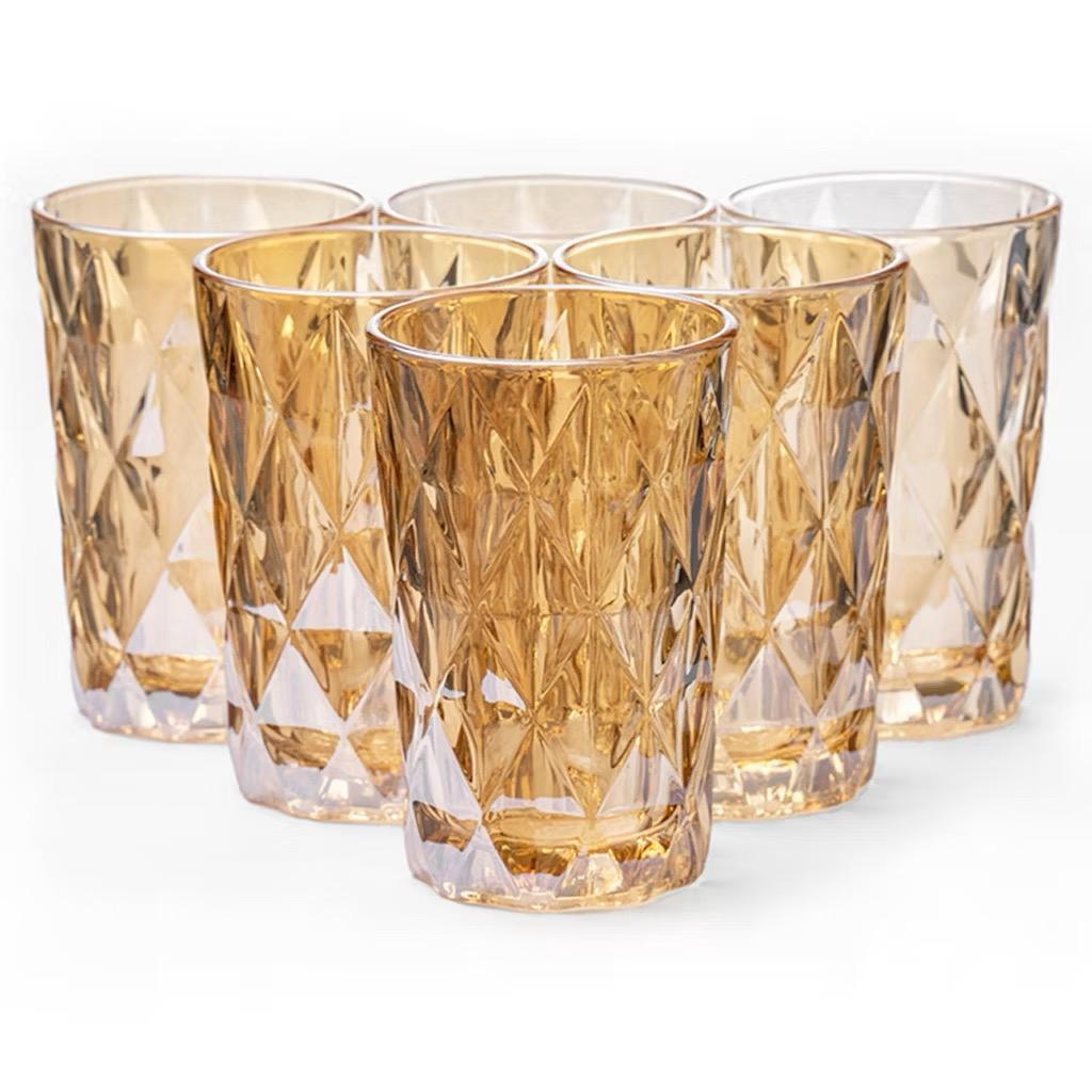 Copos Linha Diamante: Brilho e Estilo à Mesa | Alma & Casa