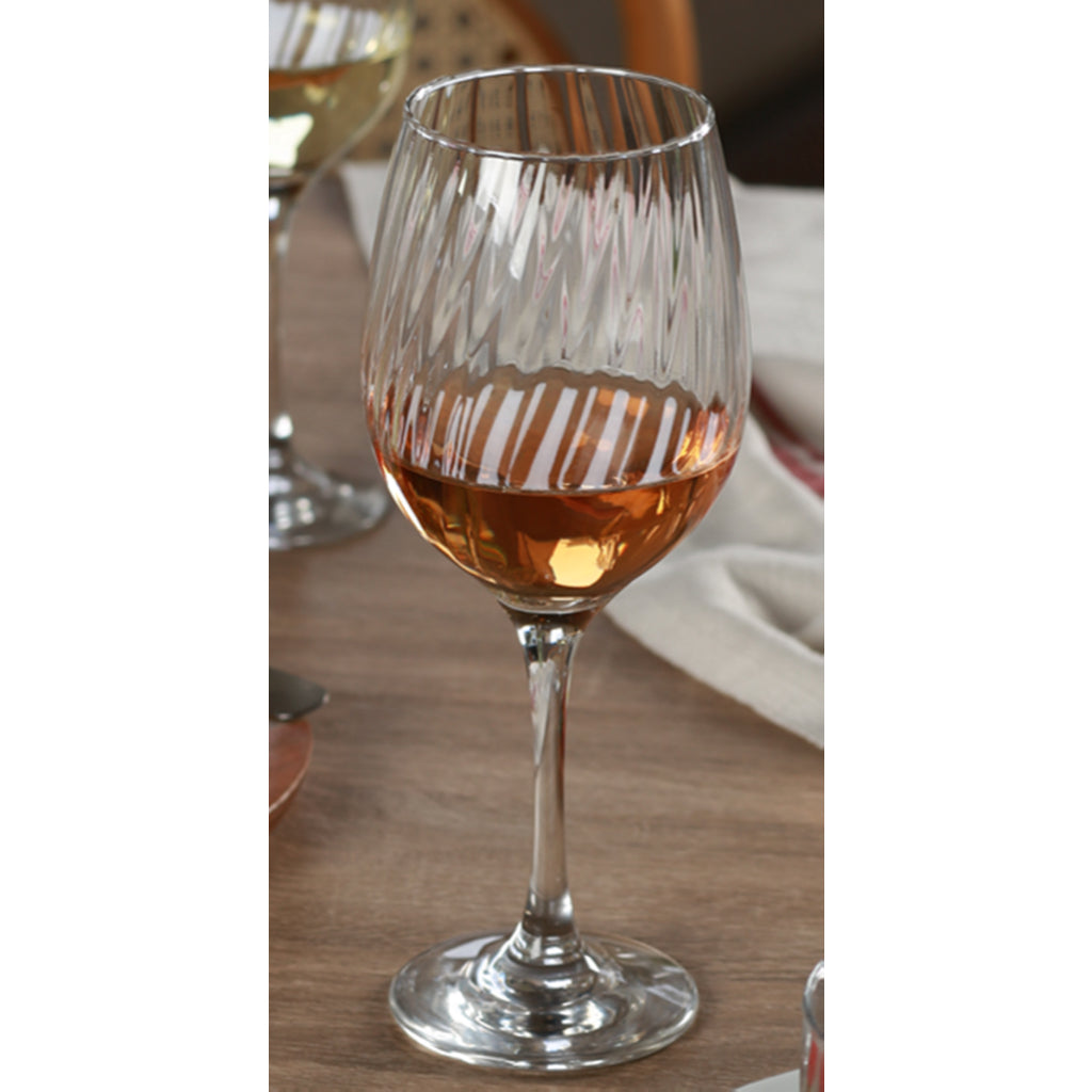 Jogo de 4 Taças de Vinho Ravena com Estilo Vintage | Alma & Casa