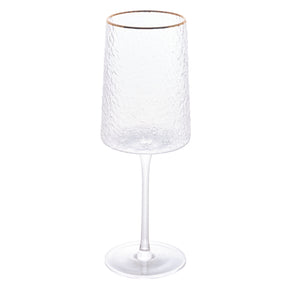 Taça Petra Cristal com Fio de Ouro 500ml | Alma & Casa