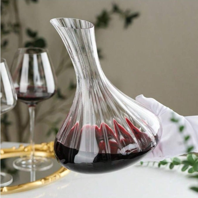 Decanter Elegant de Vidro 2,6L para Vinhos | Alma & Casa