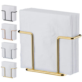 Porta Guardanapos Dourado Moderno e Sofisticado | Alma & Casa