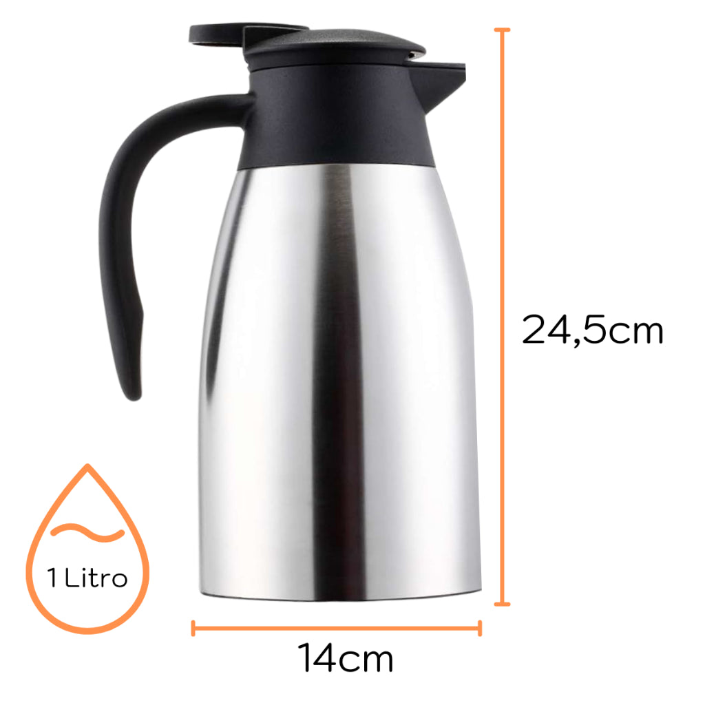 Garrafa Térmica Grande com Design Moderno | Alma & Casa