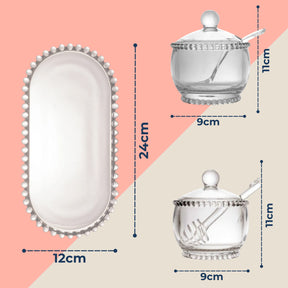 Conjunto de Cristal p/ Mesa Posta Sofisticada | Alma & Casa