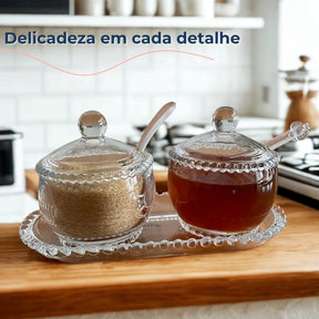 Conjunto de Cristal p/ Mesa Posta Sofisticada | Alma & Casa