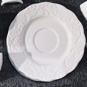 Conjunto de Xícaras em Porcelana Requinte 12pçc| Alma & Casa