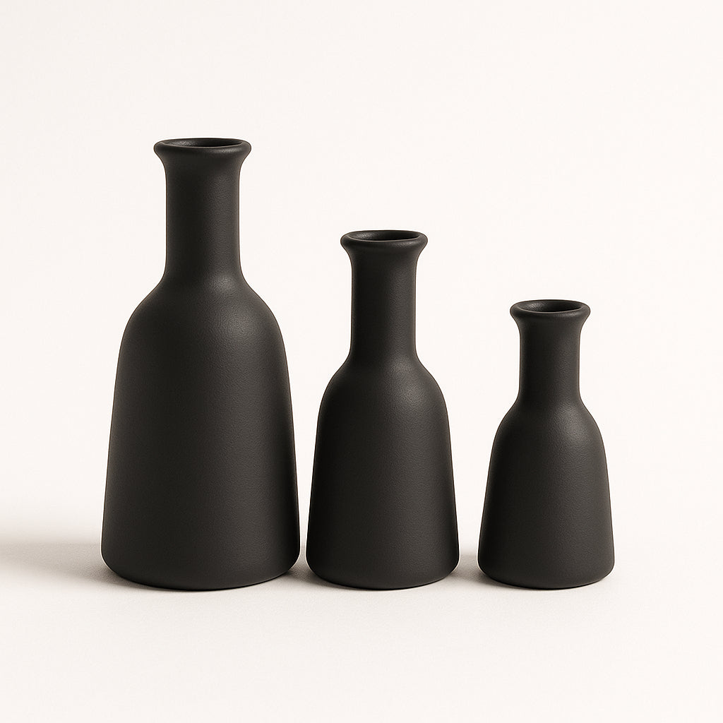 Conjunto de Vasos em Cerâmica Terracota | Alma & Casa
