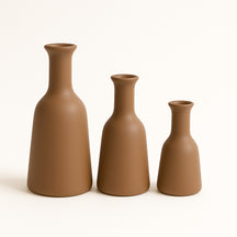 Conjunto de Vasos em Cerâmica Terracota | Alma & Casa
