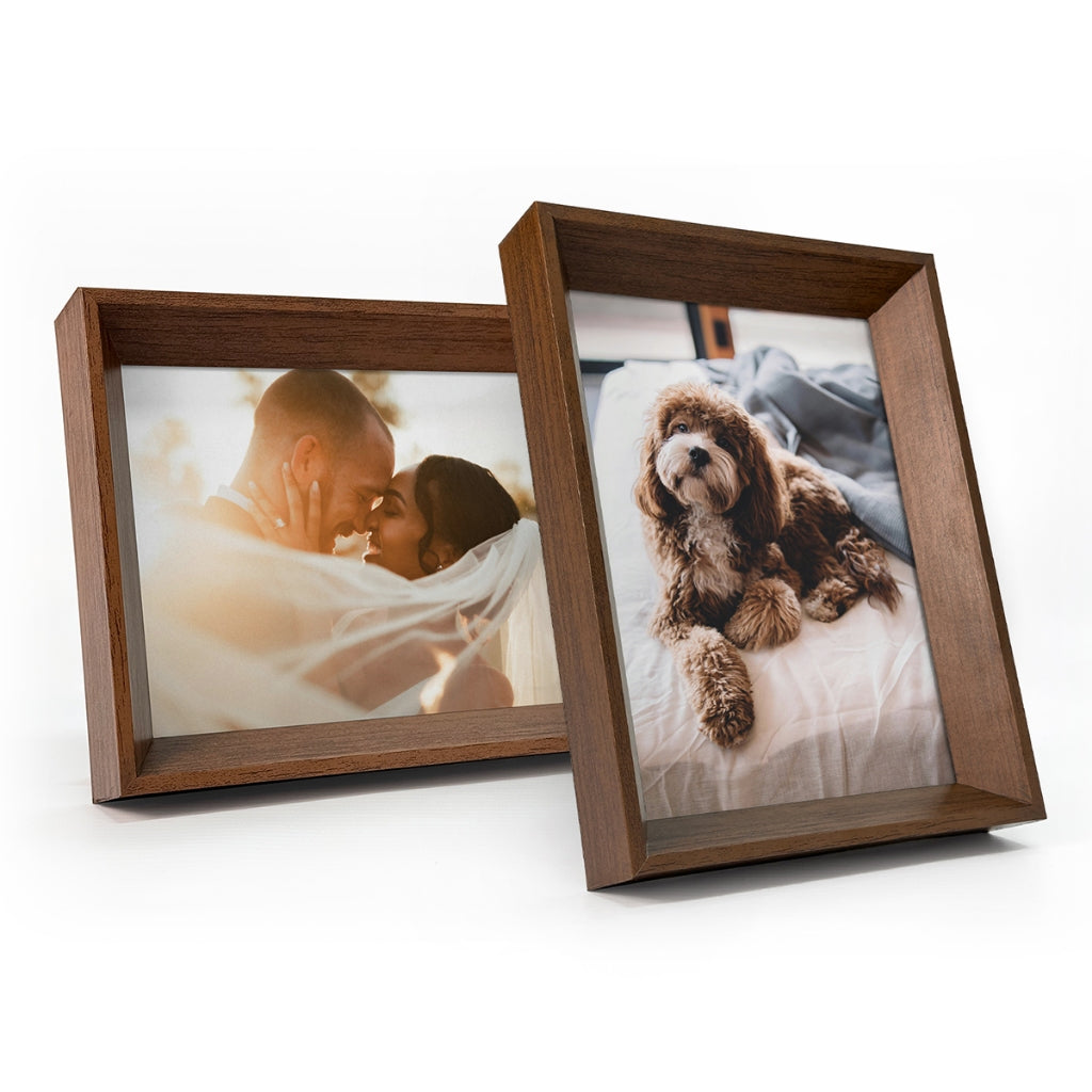 Porta-Retrato Chanfrado com Vidro A5 Premium | Alma & Casa