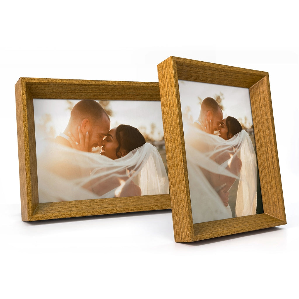 Porta-Retrato Chanfrado com Vidro A5 Premium | Alma & Casa