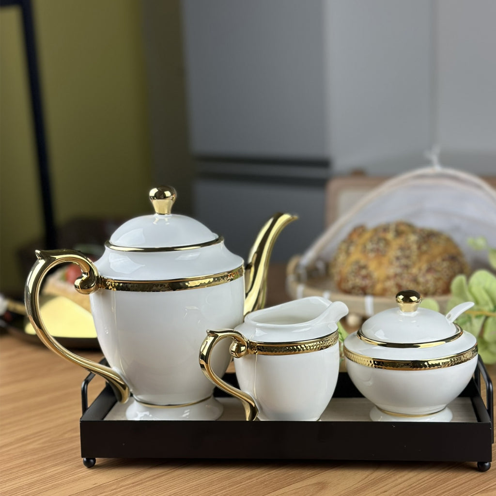Conjunto de Louças em Porcelana Branco | Alma & Casa