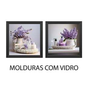 Quadro Decorativo Exclusivo 18x18 cm: Sofisticação e Arte | Alma & Casa