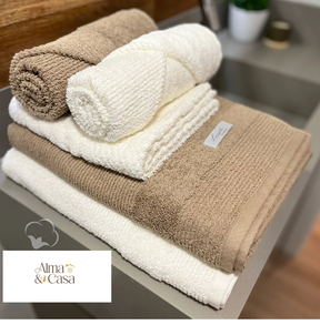 Conjunto de Toalhas Elegância e Conforto-5 pcs | Alma & Casa