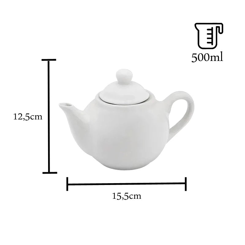 Conjunto de Louças em Porcelana Branco | Alma & Casa