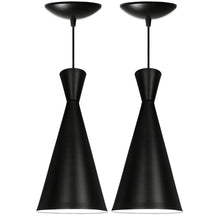 Kit 2 Luminária De Teto Quarto sala Cozinha Cone Venturi Lustre Pendente