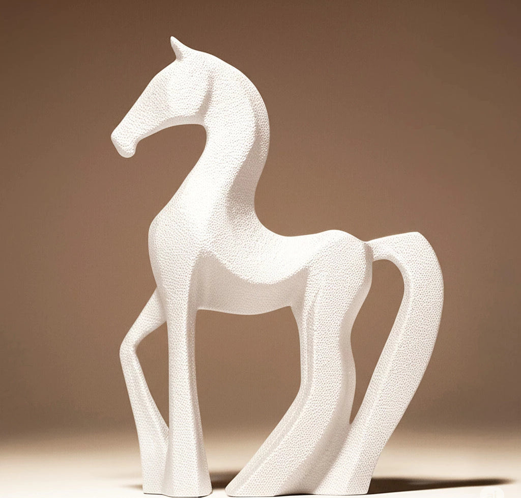 Escultura Cavalo em Impressão 3D Moderna | Alma & Casa