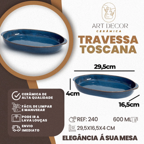 Travessa Toscana: Charme Artesanal em Cerâmica | Alma & Casa