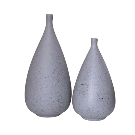 Vasos Pino com Design Escultural em Cerâmica | Alma & Casa
