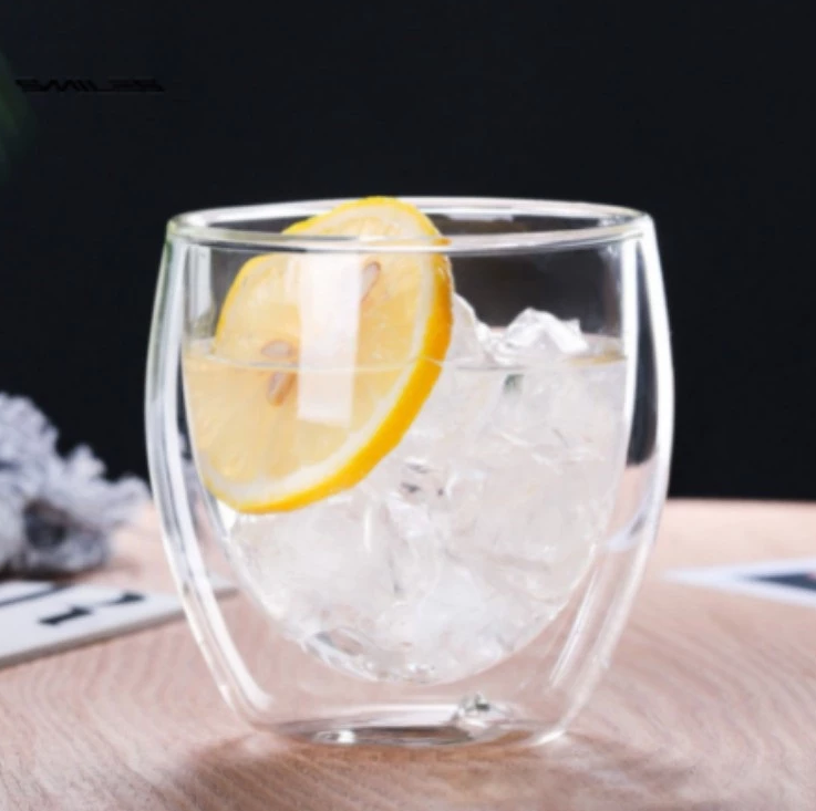 Copo Duplo Vidro 250ml: Design Térmico e Elegante | Alma & Casa