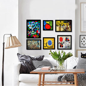 Reprodução de  Quadros Joan Miró – Arte Abstrata Exclusiva | Alma & Casa