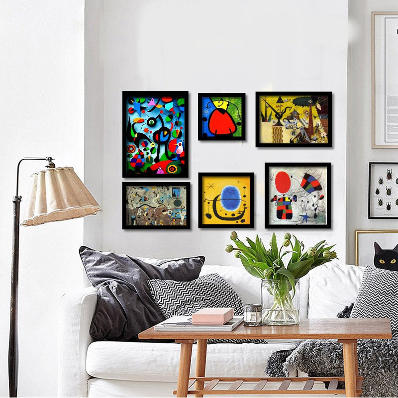 Reprodução de  Quadros Joan Miró – Arte Abstrata Exclusiva | Alma & Casa