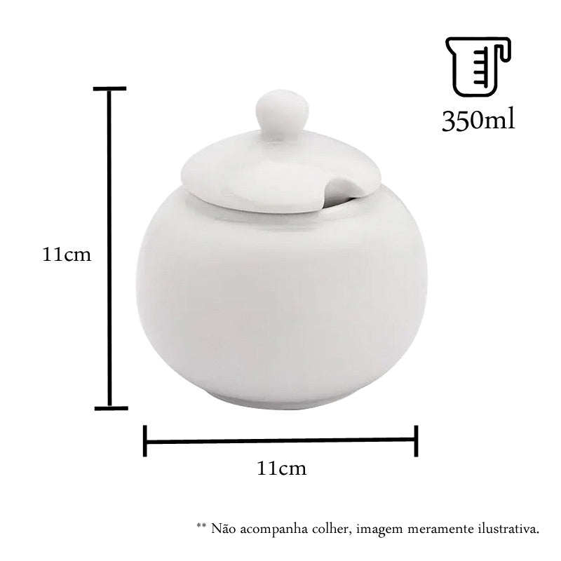 Conjunto de Louças em Porcelana Branco | Alma & Casa