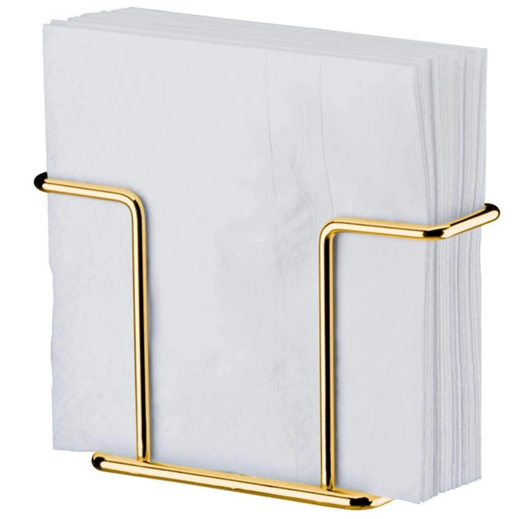 Porta Guardanapos Dourado Moderno e Sofisticado | Alma & Casa