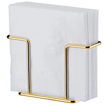 Porta Guardanapos Dourado Moderno e Sofisticado | Alma & Casa