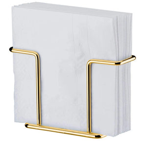 Porta Guardanapos Dourado Moderno e Sofisticado | Alma & Casa