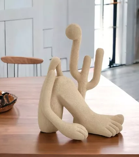 ESTATUA abaporu Escultura - Estatueta - Decoração em Gesso Decorado pç Promoção em Peças de Luxo