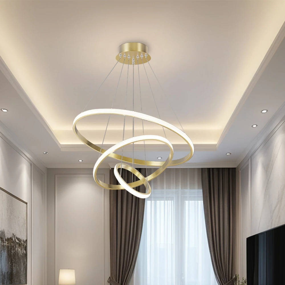 Lustre Led Design Sofisticado e Funcional | Alma & Casa