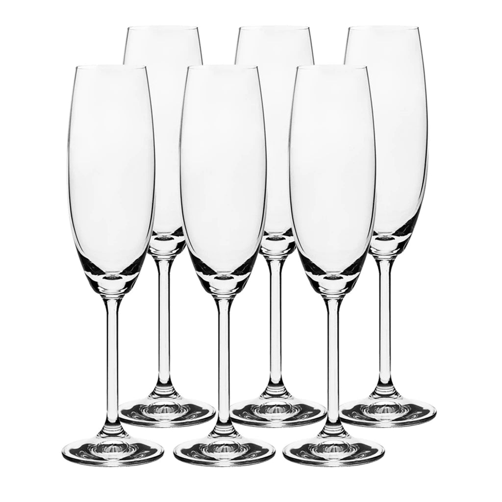 Elegância em Cristal: Taças Champagne Bohemia | Alma & Casa