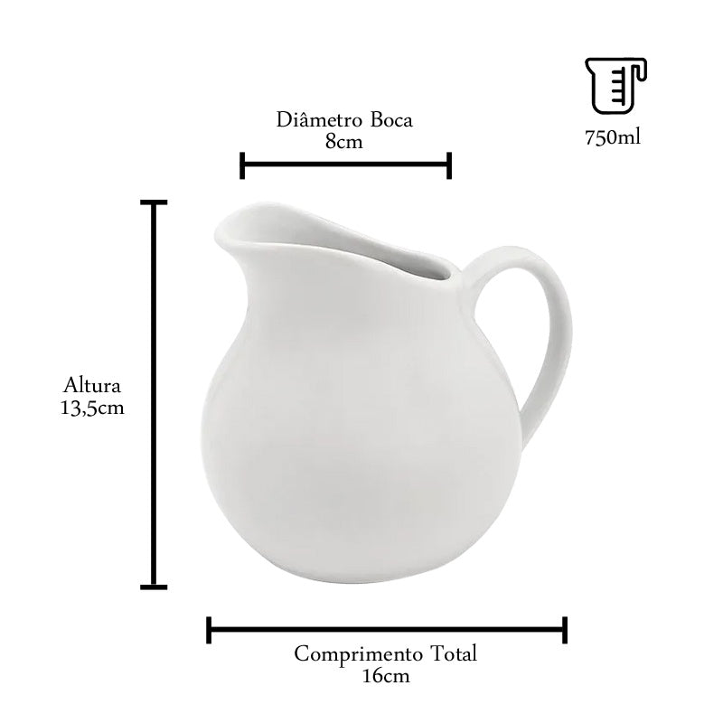 Conjunto de Louças em Porcelana Branco | Alma & Casa