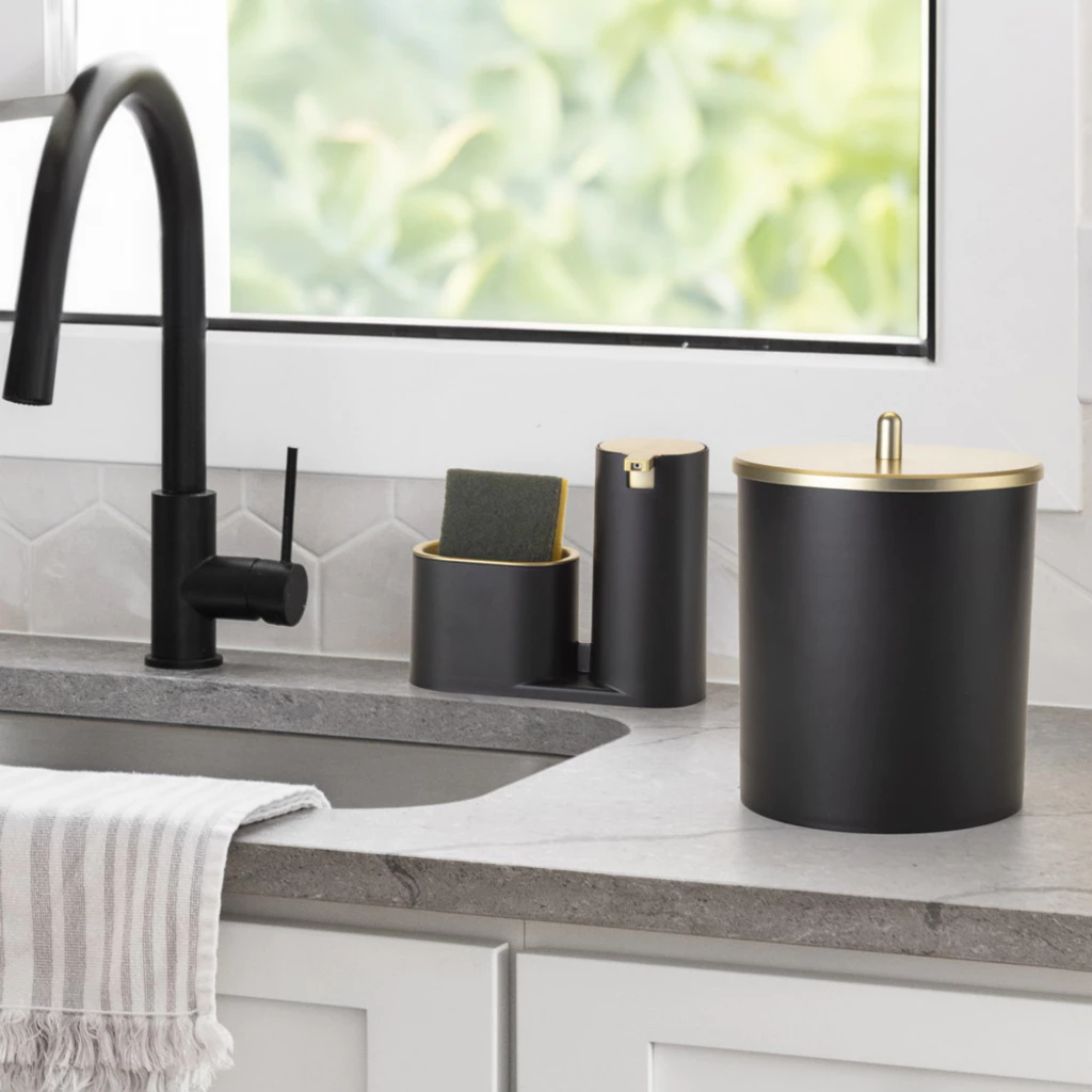 Lixeira 5L Com Dispenser Luxo | Alma & Casa