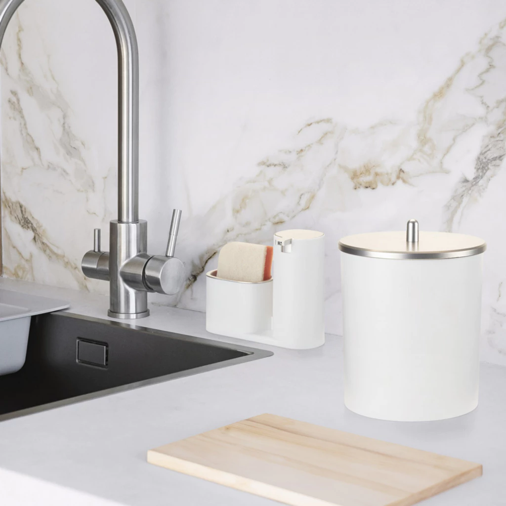 Lixeira 5L Com Dispenser Luxo | Alma & Casa
