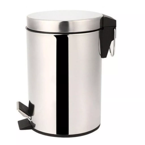 Kit Lixeira e Escova Inox: Charme para o Banheiro | Alma & Casa
